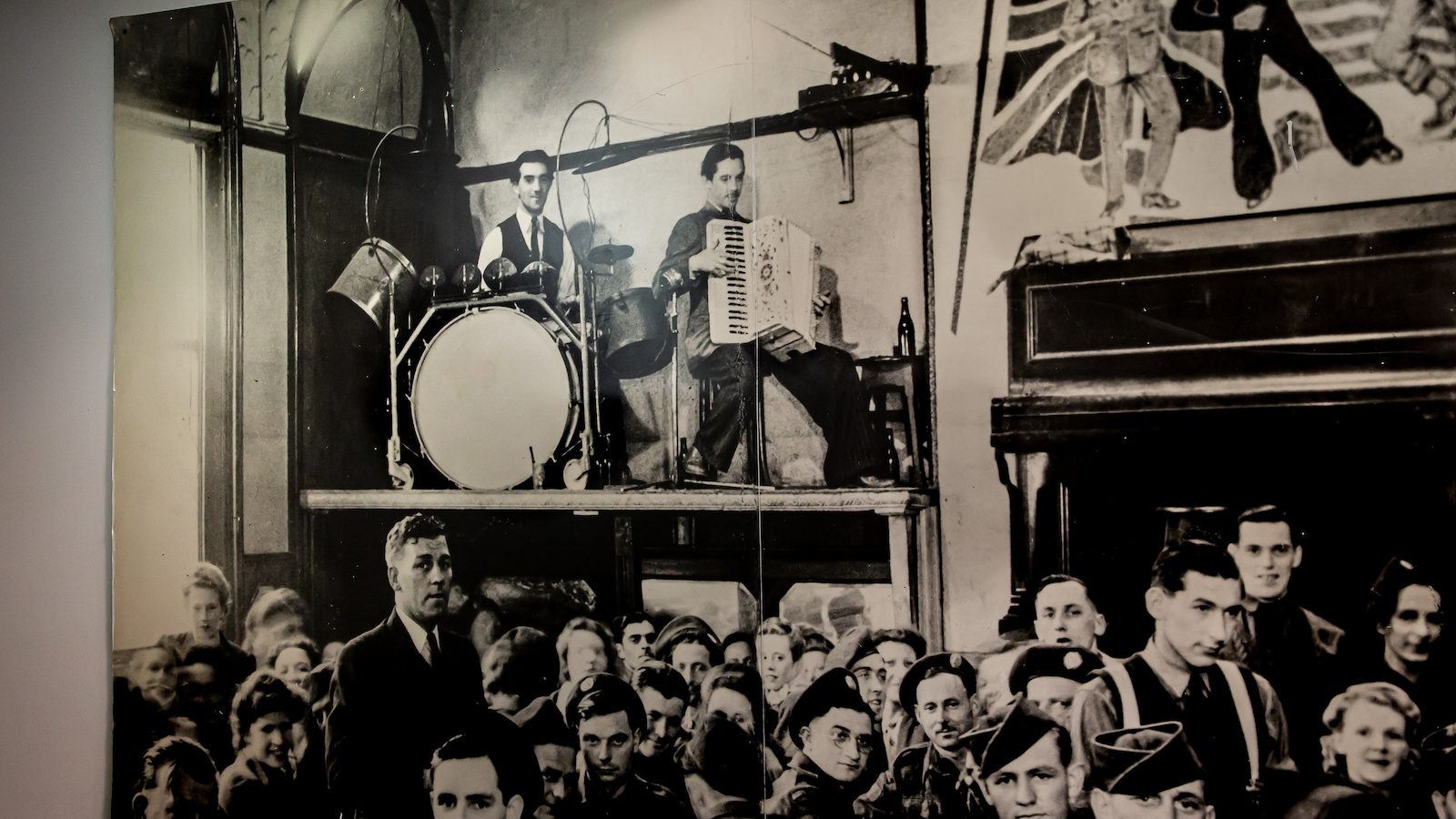 Historic Photo of Band on the Wall Stage